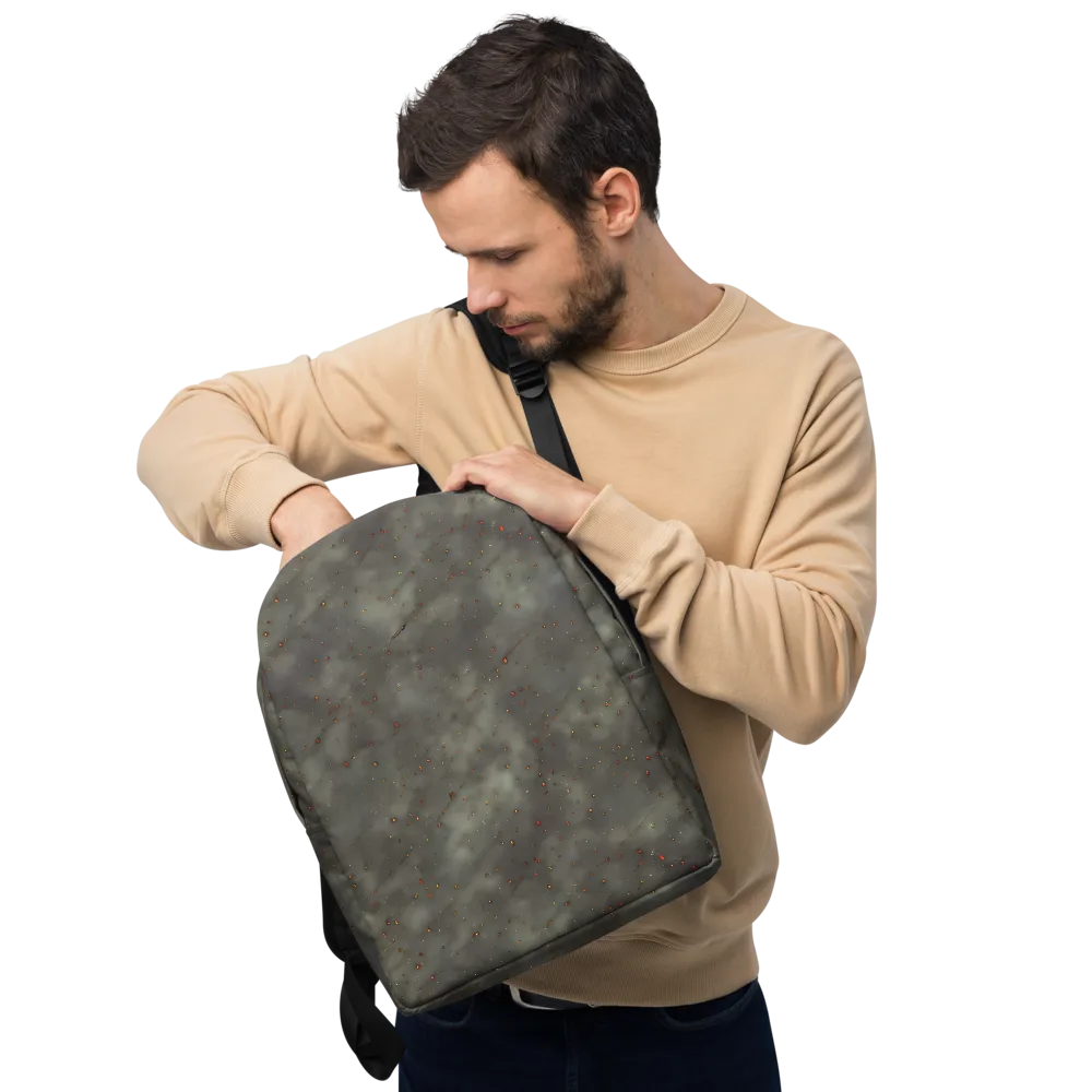 Ashen Constellation on Minimalist Backpack — Front