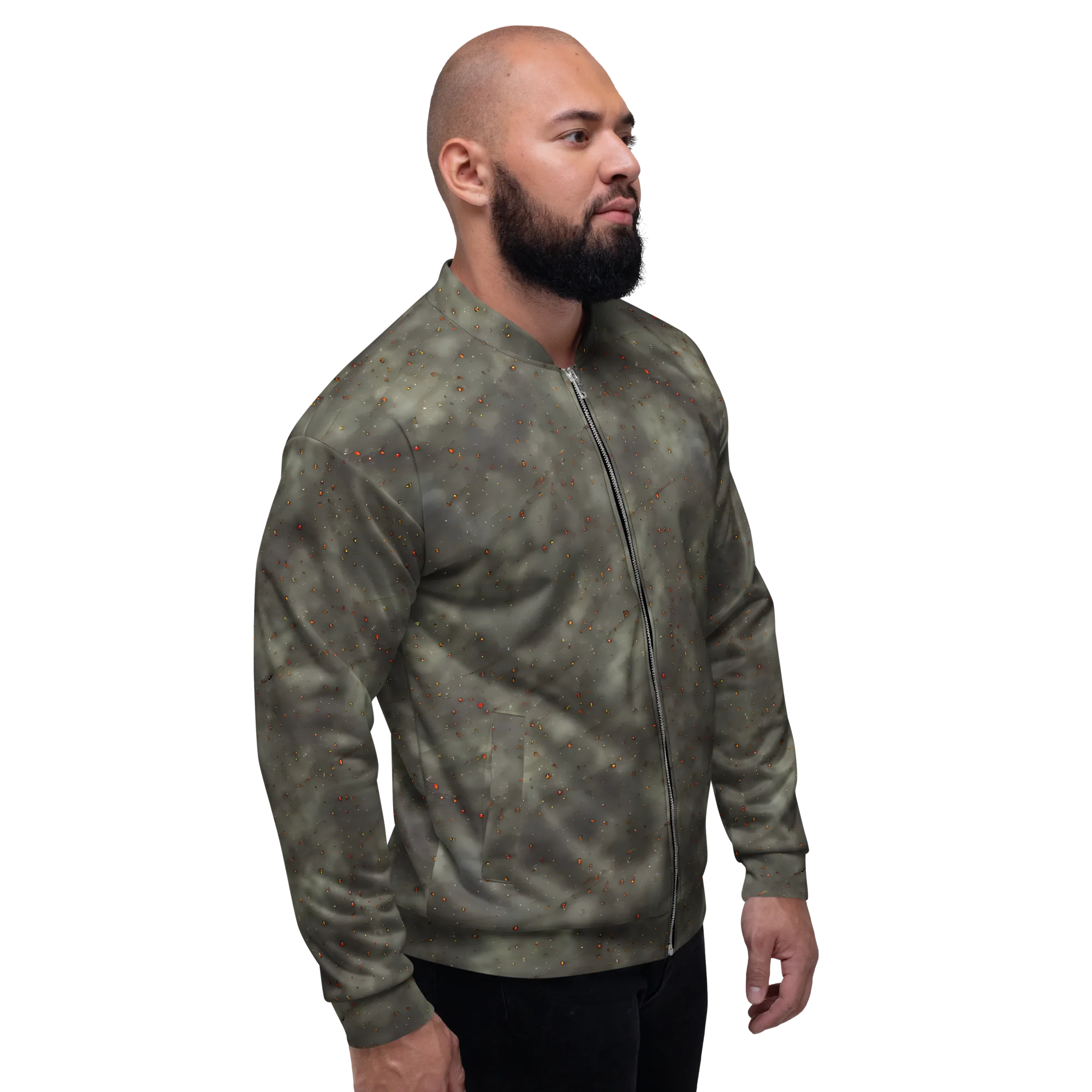 Ashen Constellation on Bomber Jacket — Right