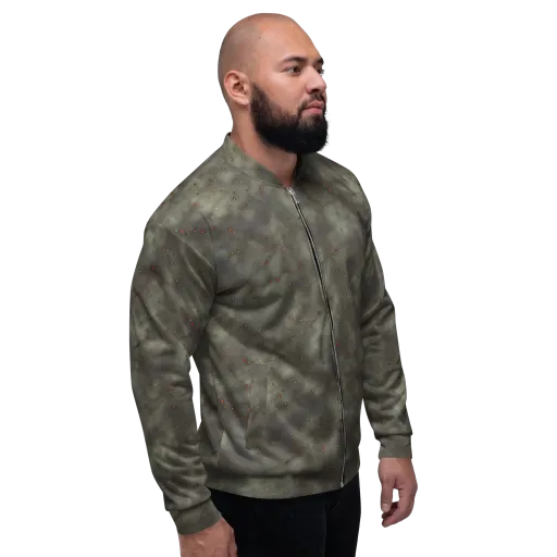 Ashen Constellation on a Bomber Jacket