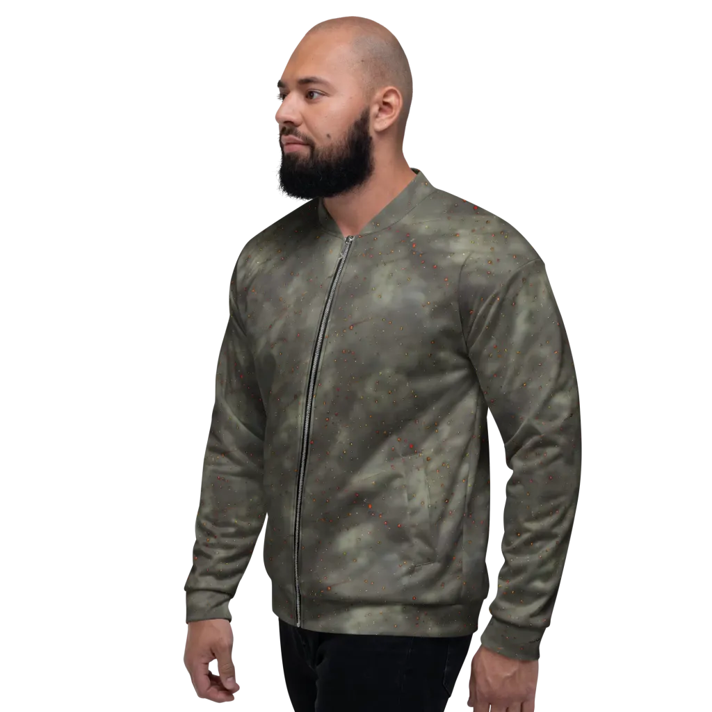 Ashen Constellation on Bomber Jacket — Left