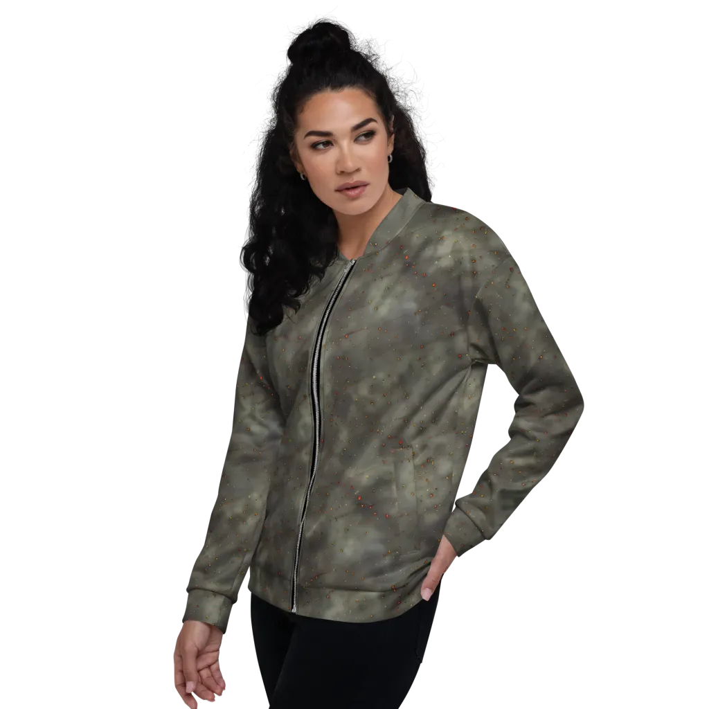 Ashen Constellation on Bomber Jacket — Left