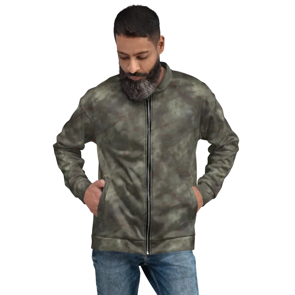 Ashen Constellation on Bomber Jacket — Front