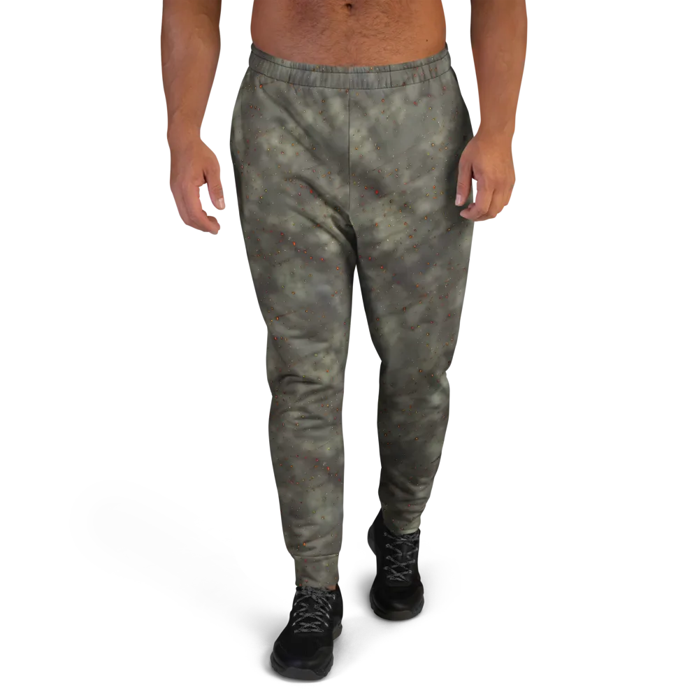 Ashen Constellation on Men's Joggers — Front