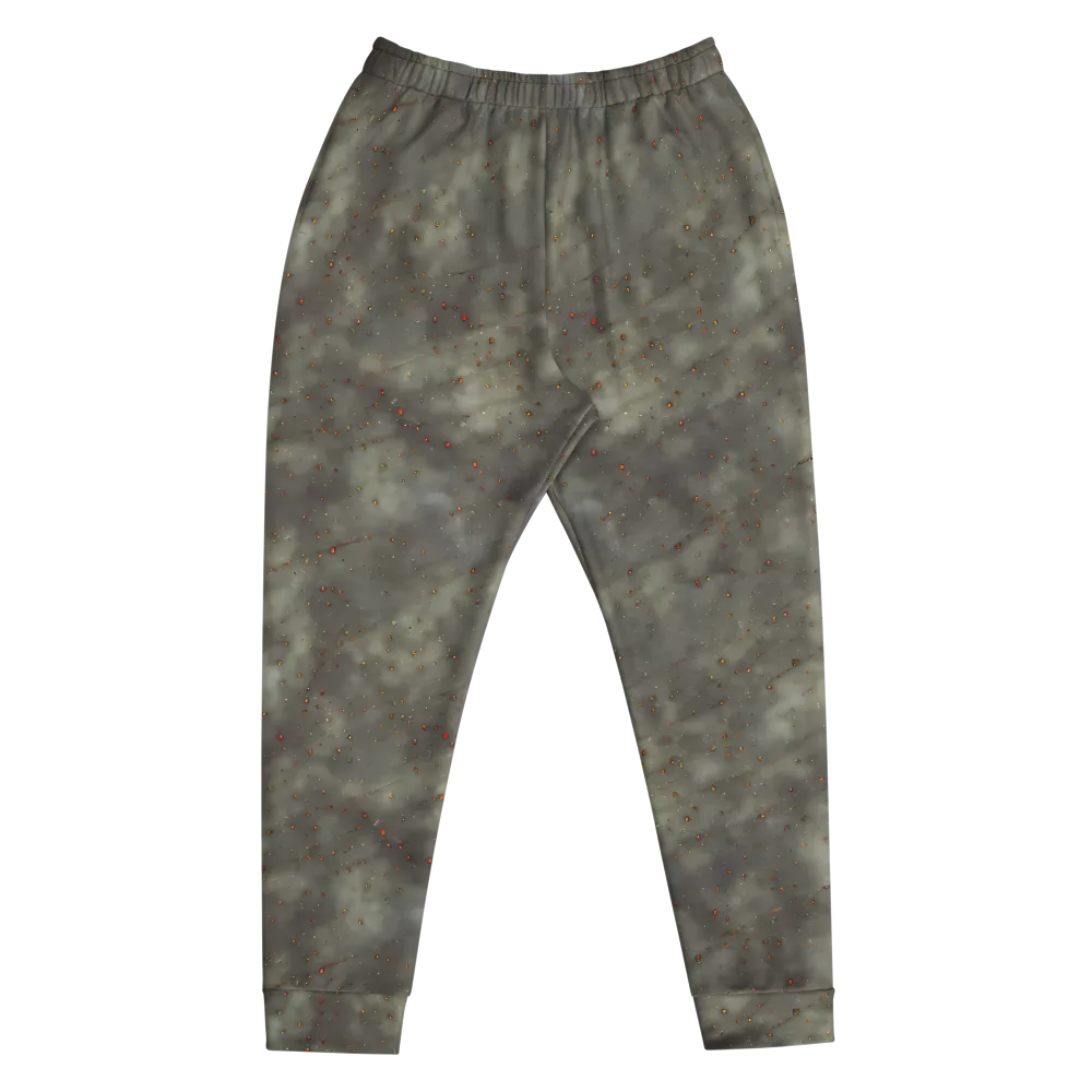 Ashen Constellation on Men's Joggers — Front
