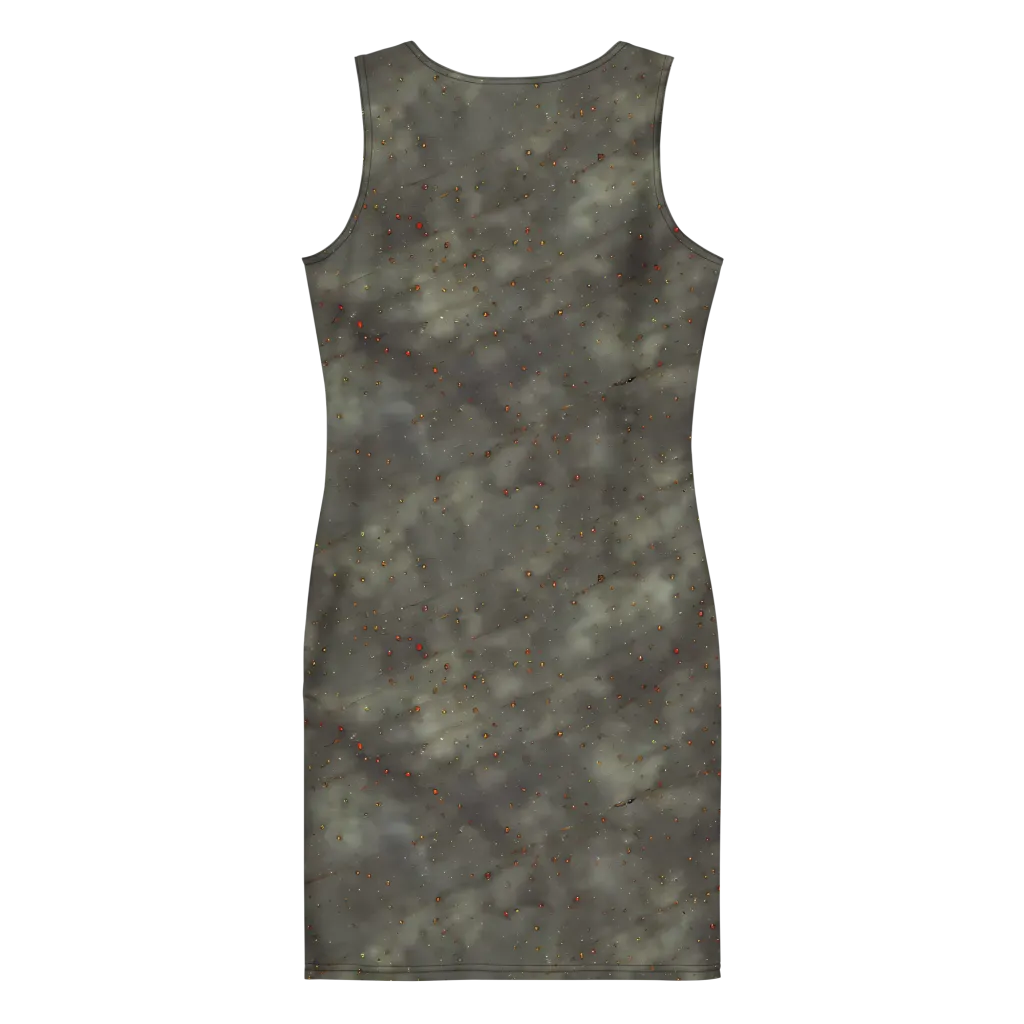 Ashen Constellation on Bodycon Dress — Back