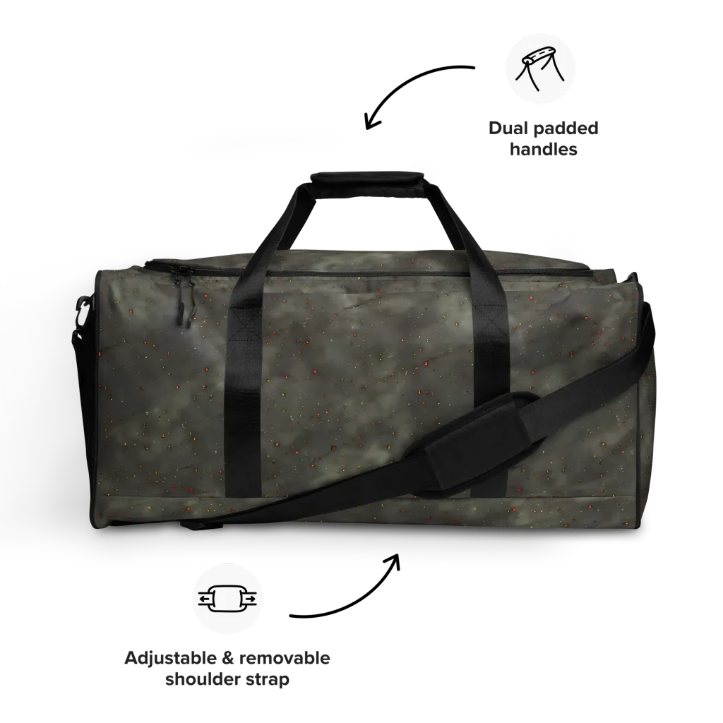 Ashen Constellation on Duffle Bag — Front