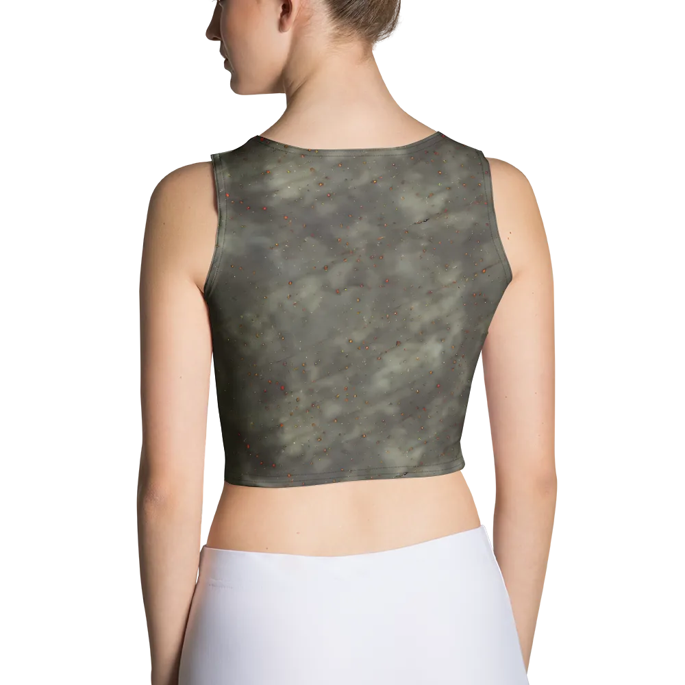 Ashen Constellation on Crop Top — Back