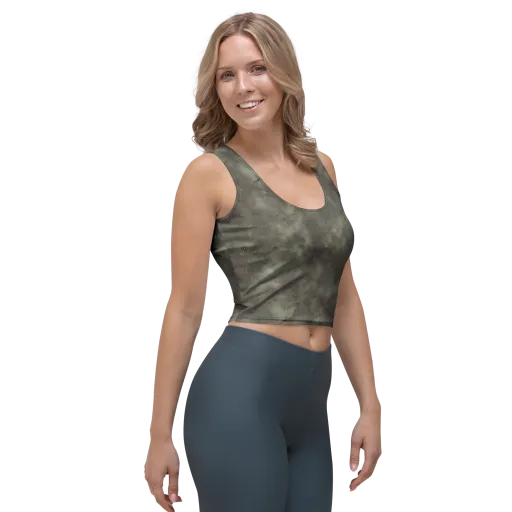 Ashen Constellation on a Crop Top