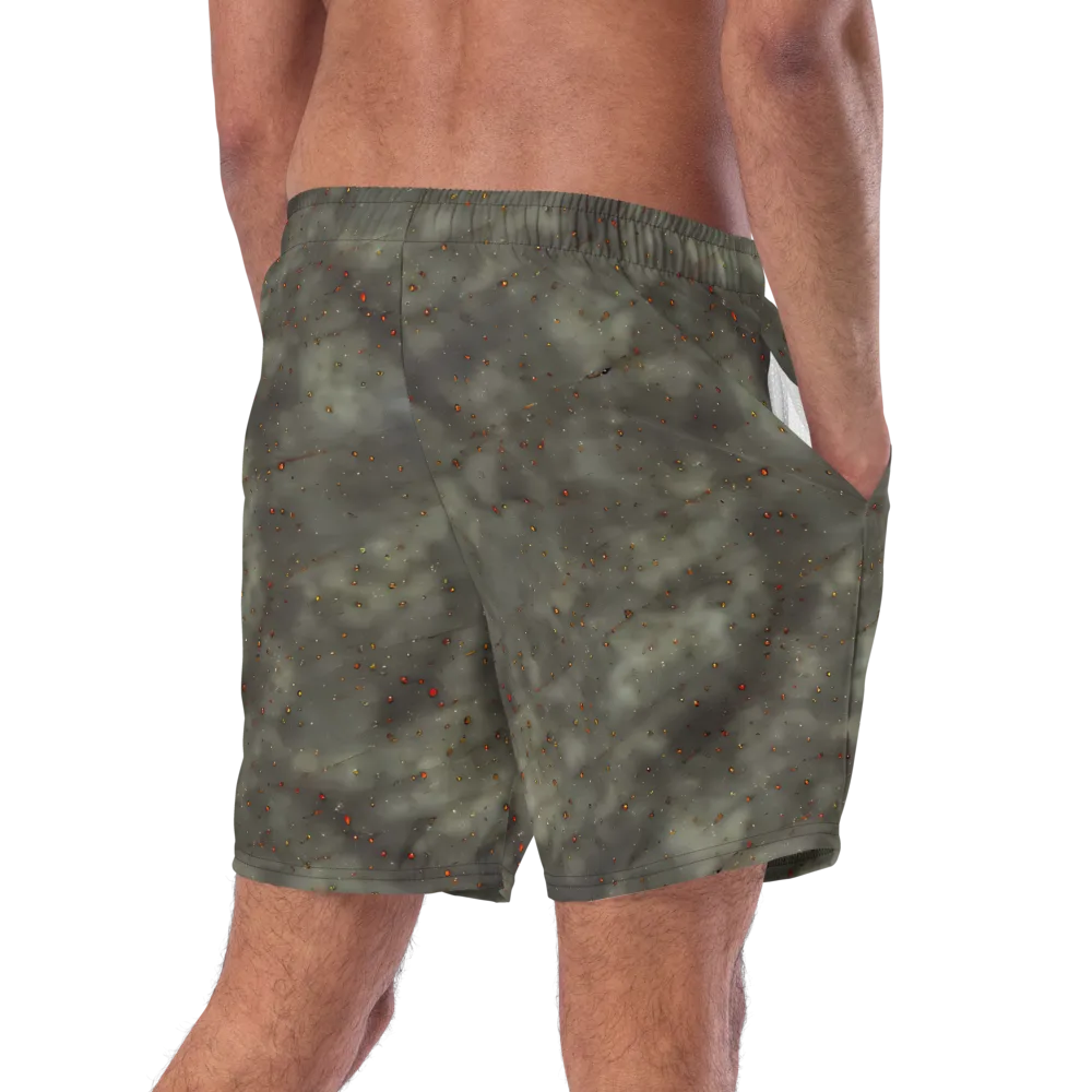 Ashen Constellation on Swim Trunks — Right Back