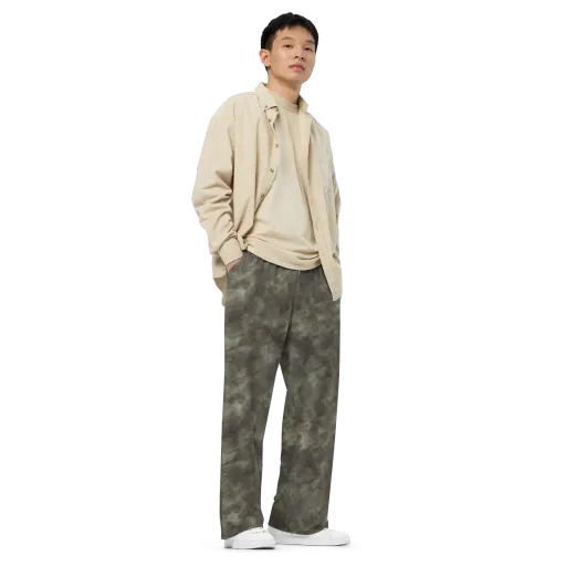 Ashen Constellation on a Wide-Leg Pants