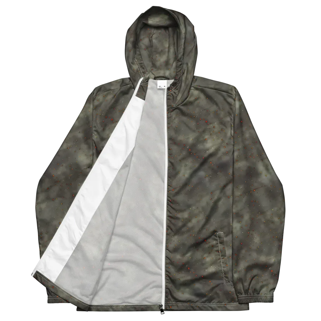 Ashen Constellation on Men's Windbreaker — Front