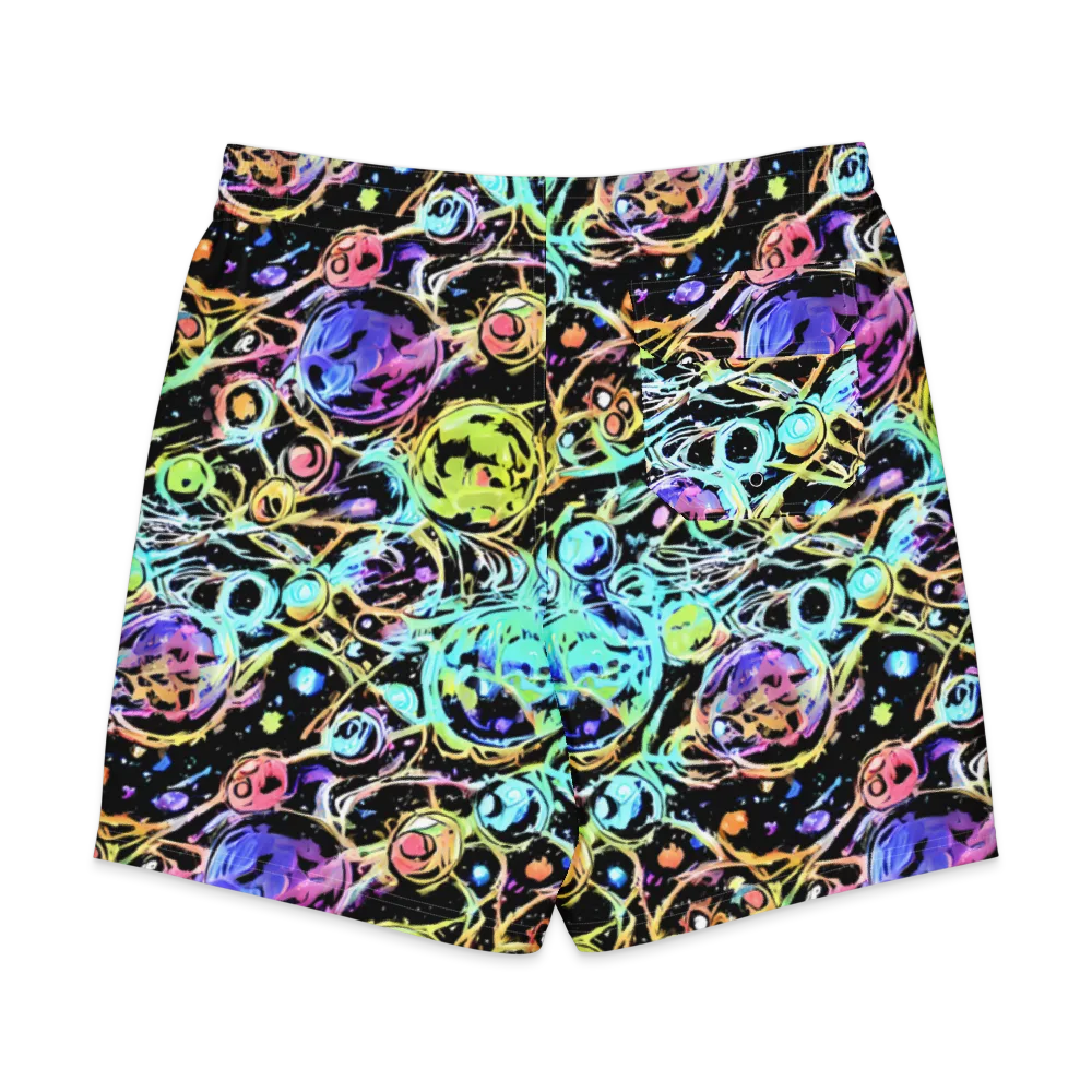 Galactic Jelly on Men's Board Shorts — Back