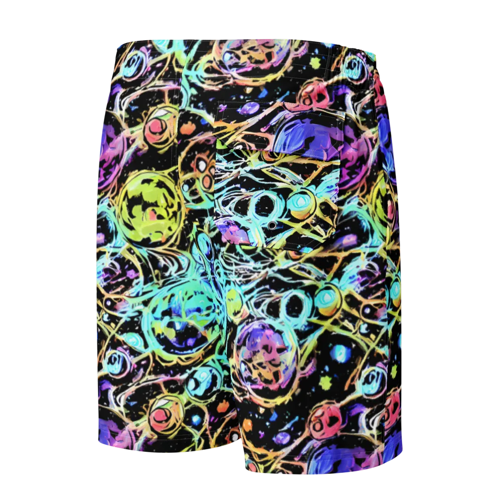 Galactic Jelly on Men's Board Shorts — Back