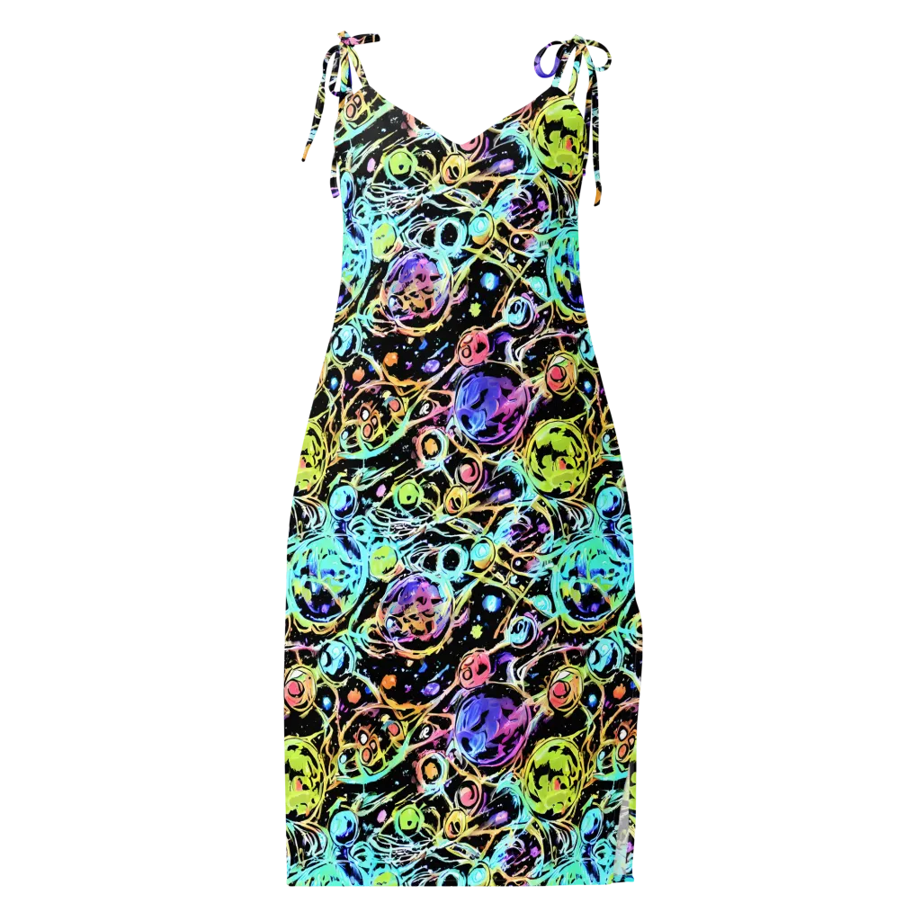 Galactic Jelly on Slip Dress — Front