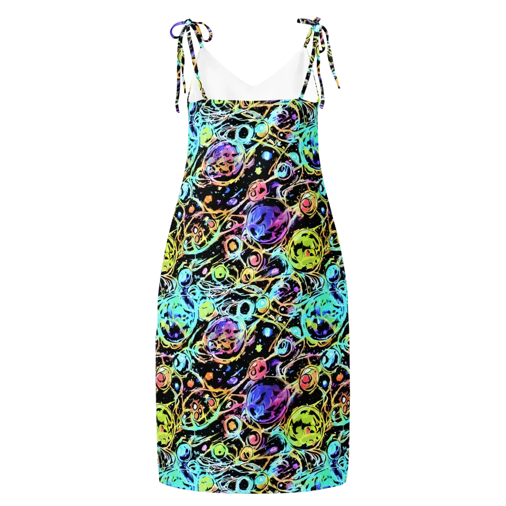 Galactic Jelly on Slip Dress — Back