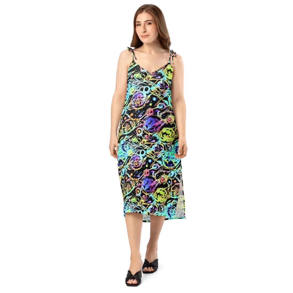 Galactic Jelly on Slip Dress — Front