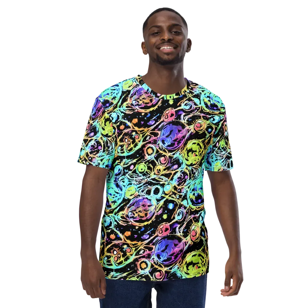 Galactic Jelly on Men's Crew Neck T-Shirt — Front