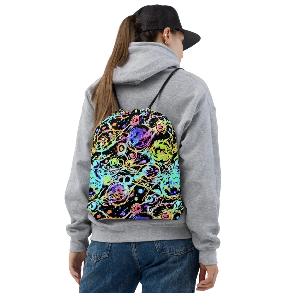 Galactic Jelly on Drawstring Bag — Front