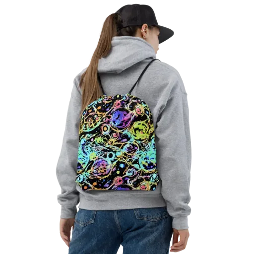 Galactic Jelly on a Drawstring Bag
