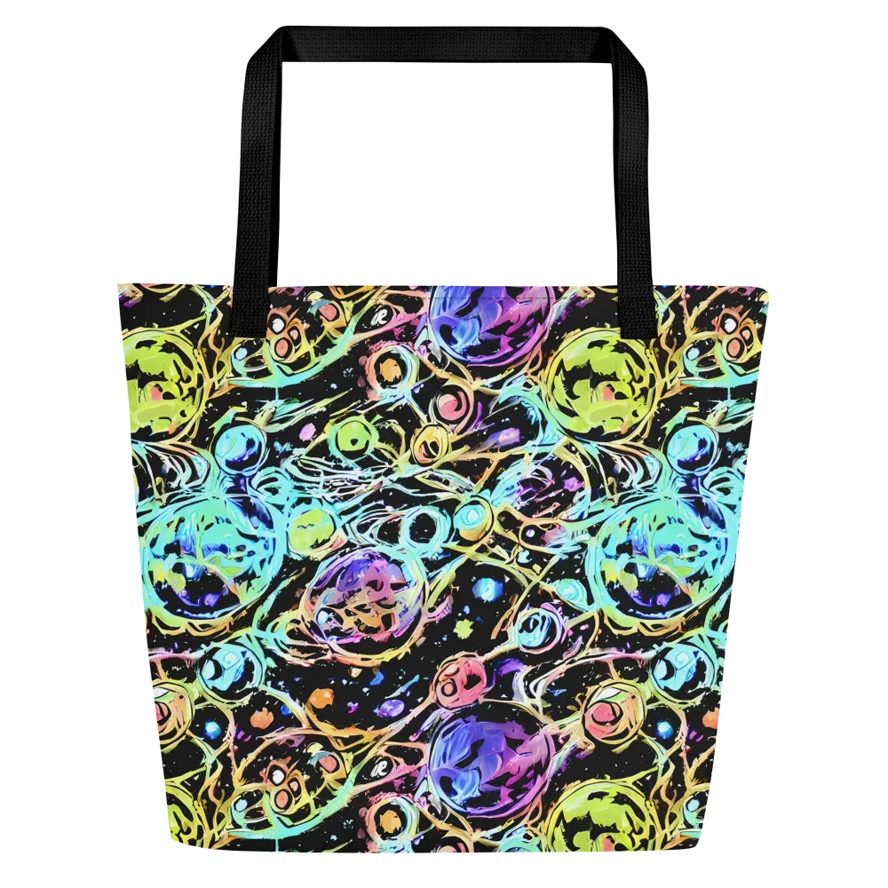 Galactic Jelly on Large Tote Bag W/ Pocket — Front