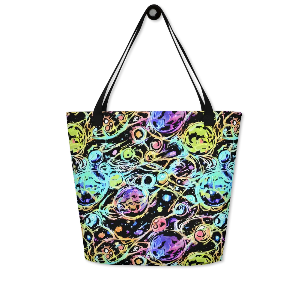 Galactic Jelly on Large Tote Bag W/ Pocket — Front