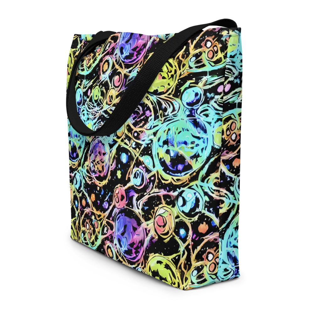 Galactic Jelly on Large Tote Bag W/ Pocket — Front
