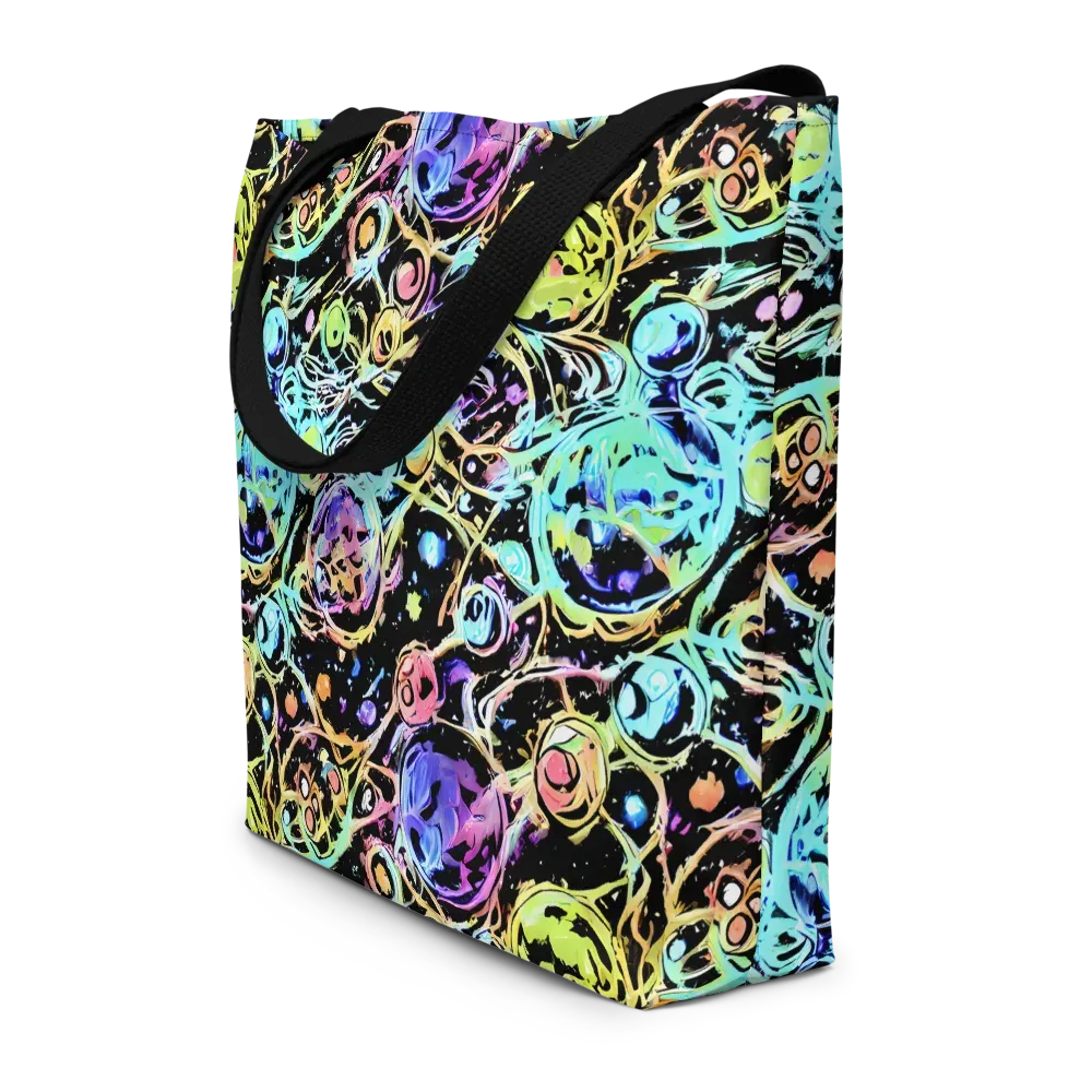 Galactic Jelly on Large Tote Bag W/ Pocket — Front