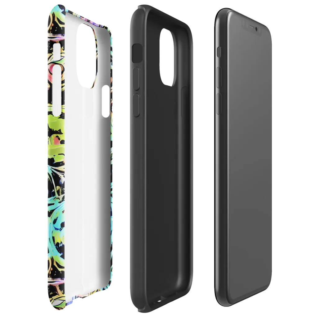 Galactic Jelly on Tough Case for iPhone® — Right