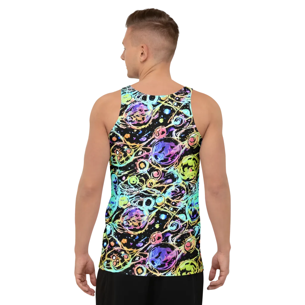 Galactic Jelly on Men's Tank Top — Back