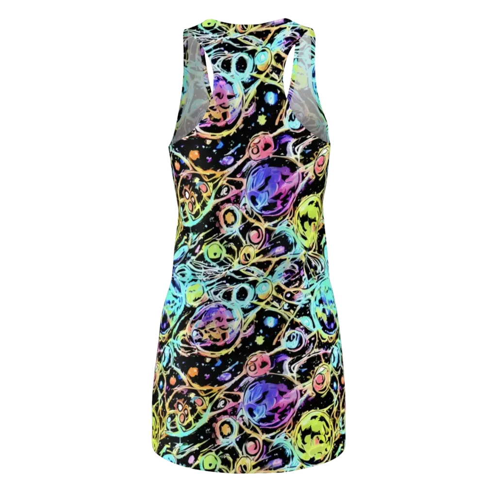 Galactic Jelly on Racerback Dress — Back