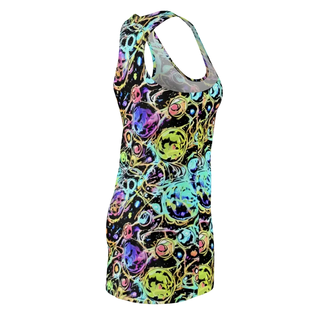 Galactic Jelly on Racerback Dress — Back Side