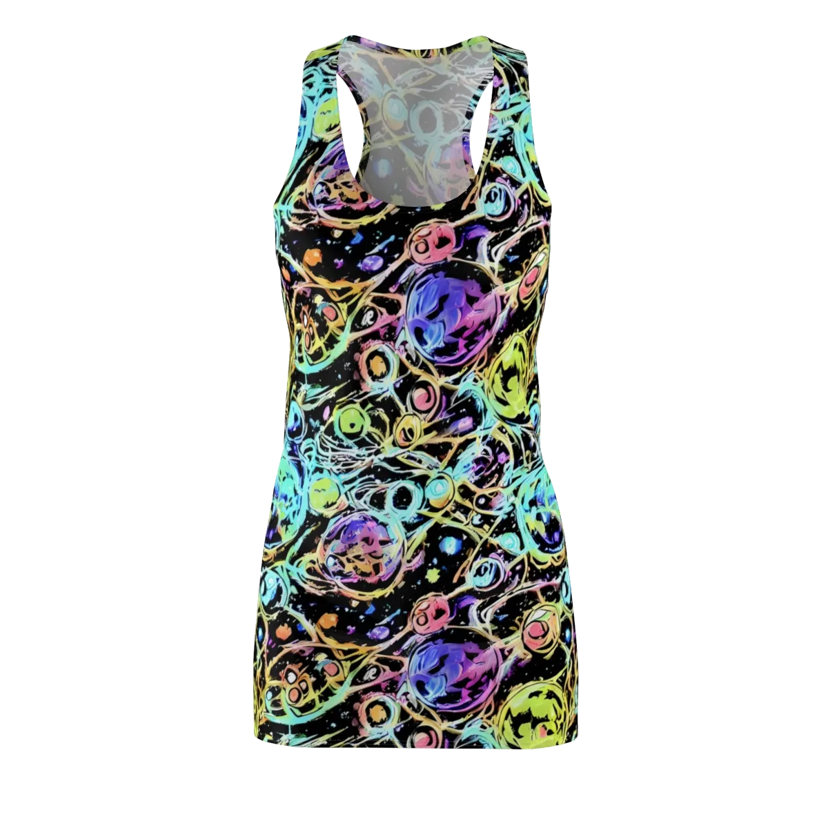 Galactic Jelly on Racerback Dress — Front