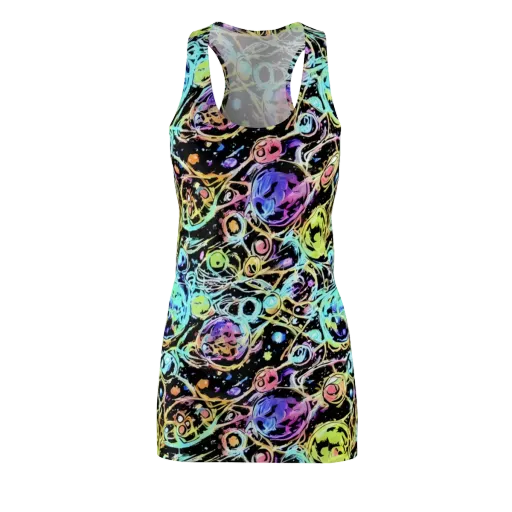 Galactic Jelly on a Racerback Dress