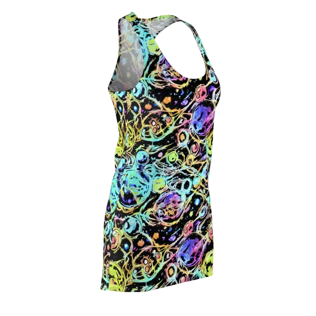Galactic Jelly on Racerback Dress — Front Side