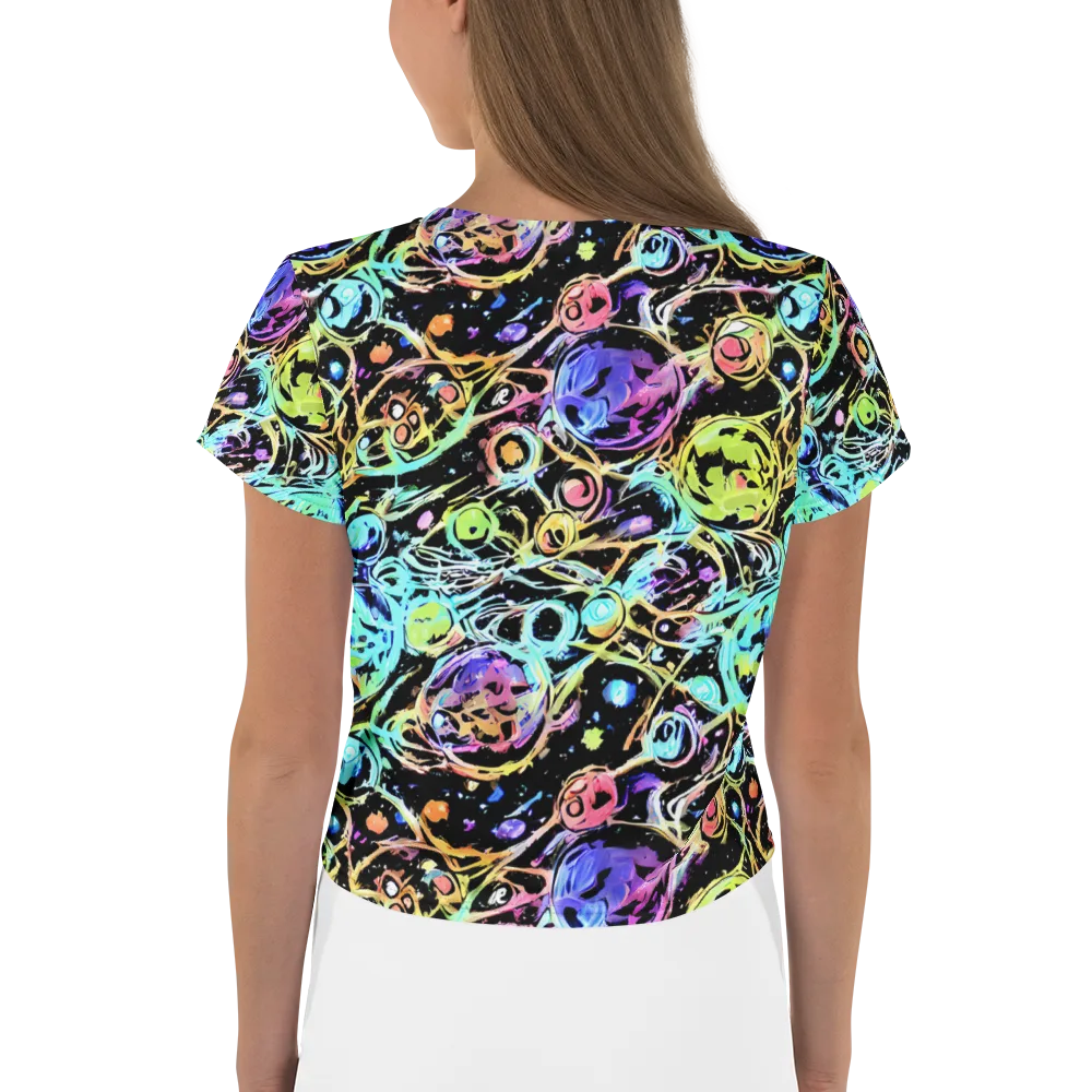 Galactic Jelly on Crop Tee — Back