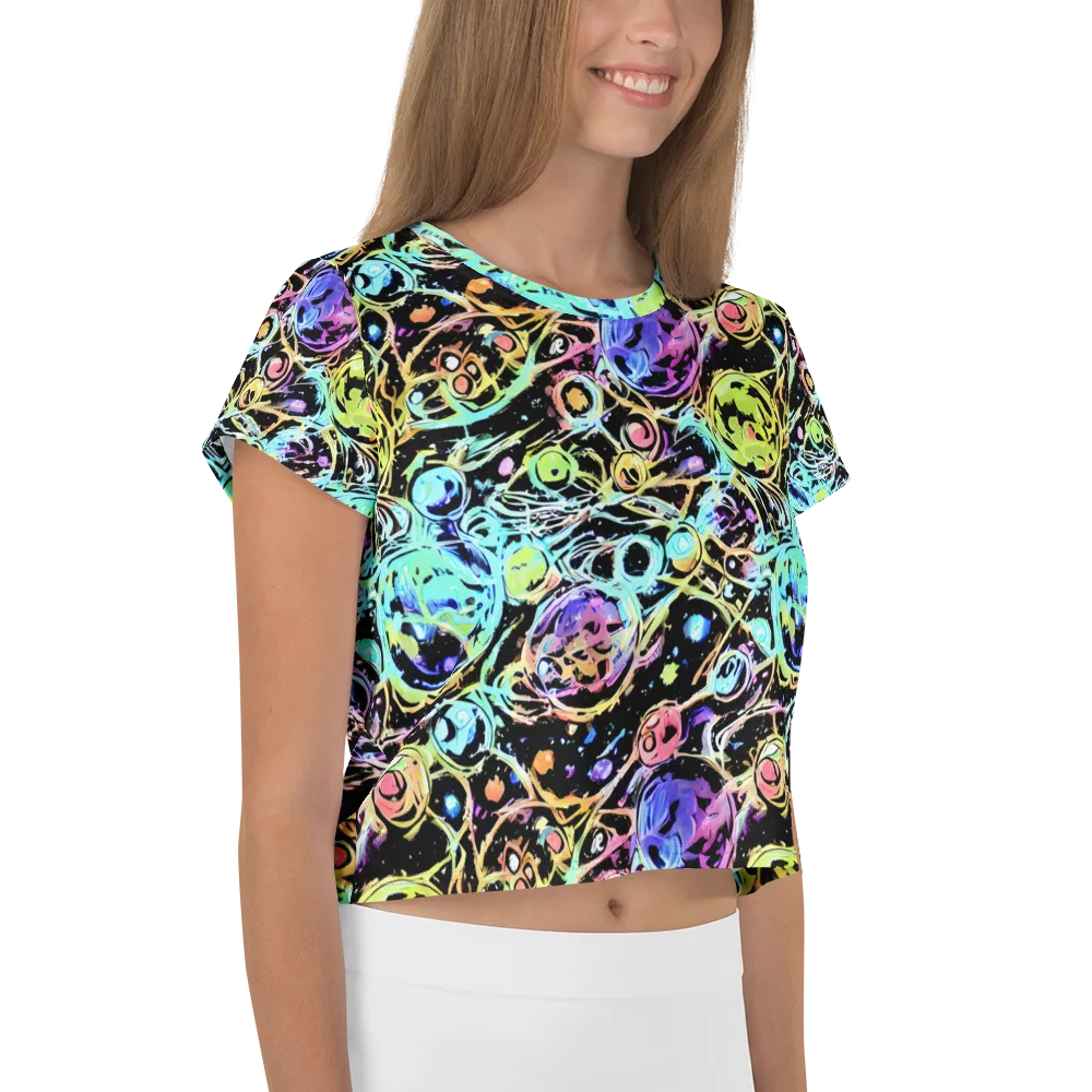 Galactic Jelly on Crop Tee — Right