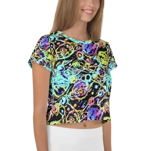 Galactic Jelly on a Crop Tee
