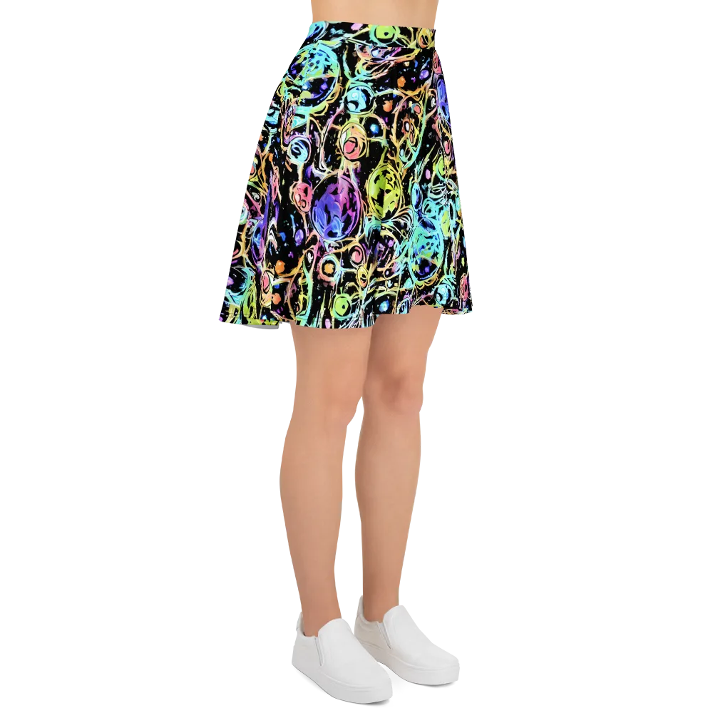 Galactic Jelly on Skater Skirt — Right