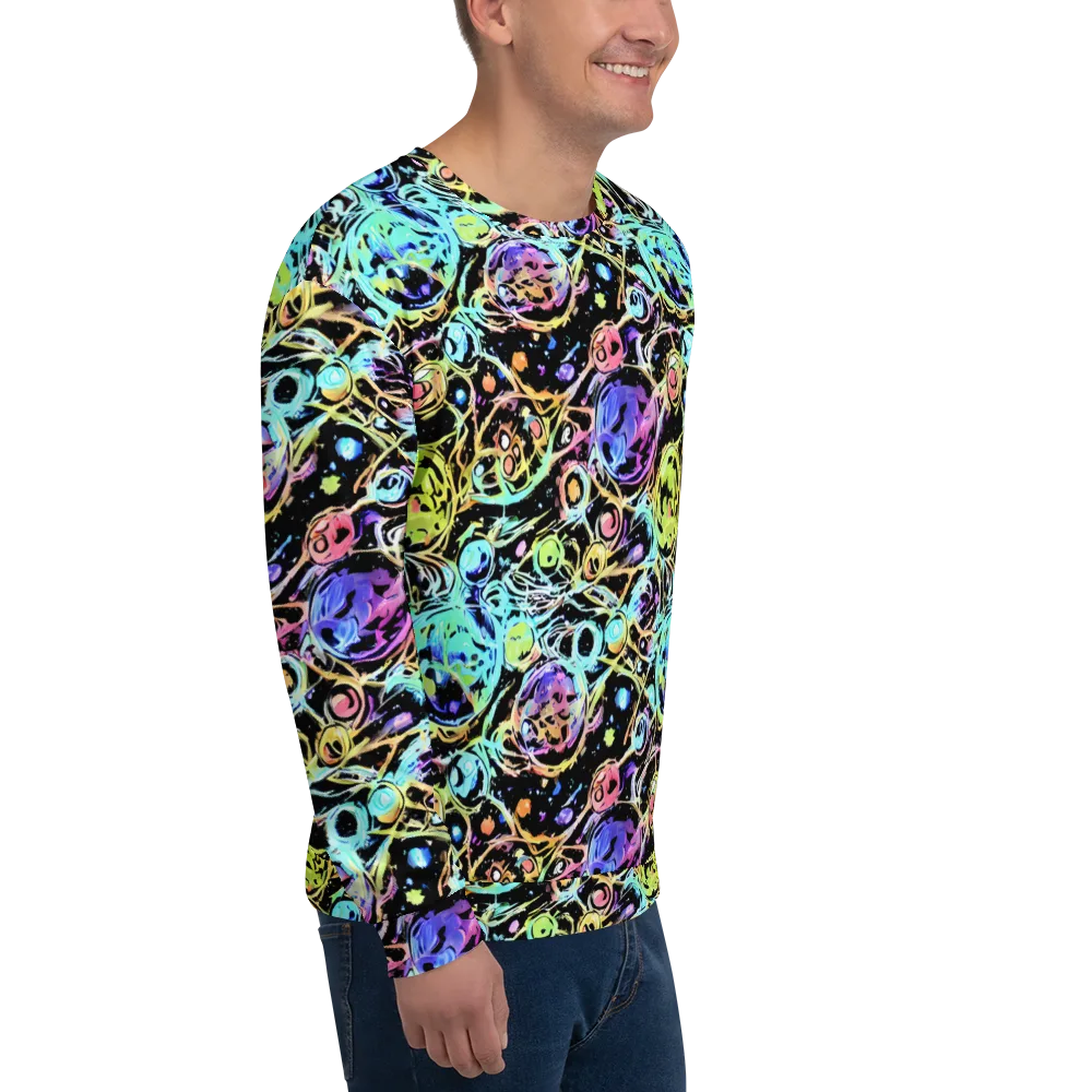 Galactic Jelly on Sweatshirt — Right Front