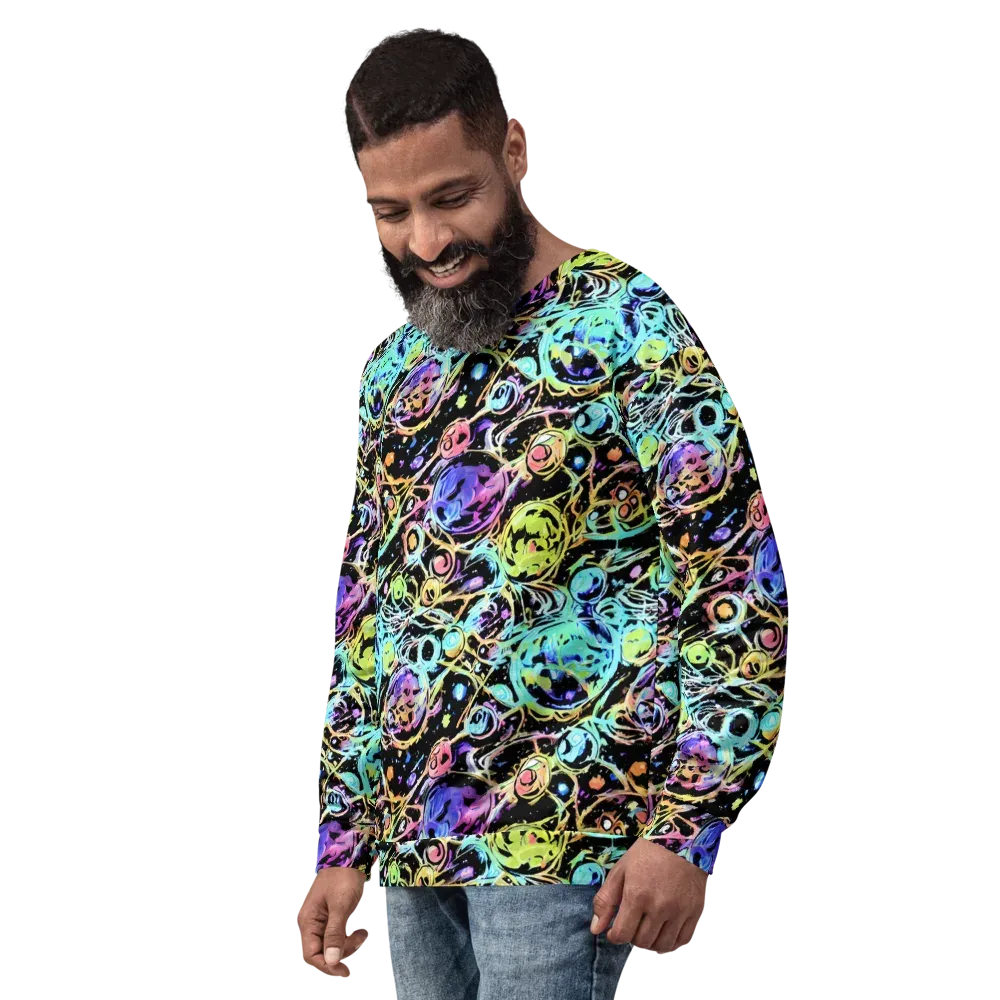 Galactic Jelly on Sweatshirt — Left Front