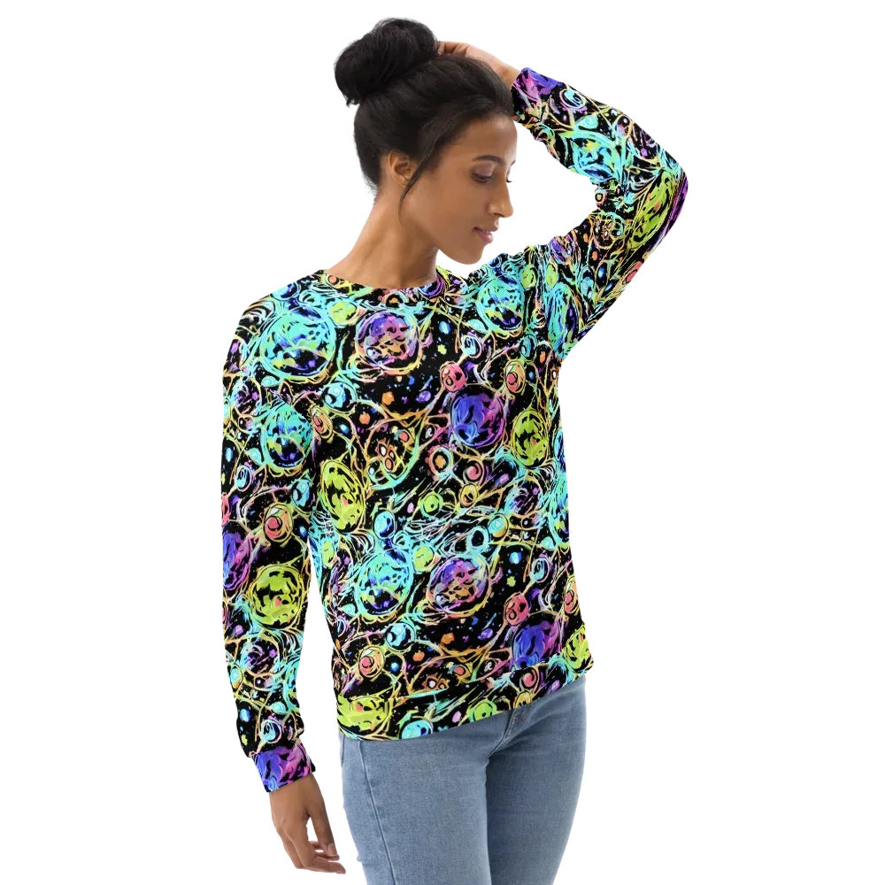 Galactic Jelly on Sweatshirt — Right Front