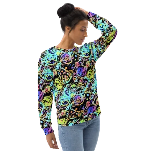 Galactic Jelly on a Sweatshirt