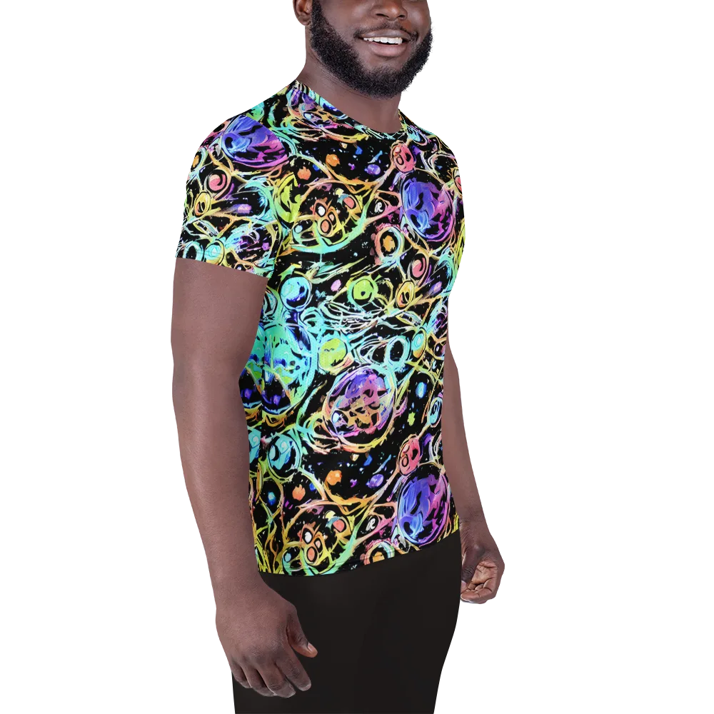 Galactic Jelly on Men's Athletic T-Shirt — Right