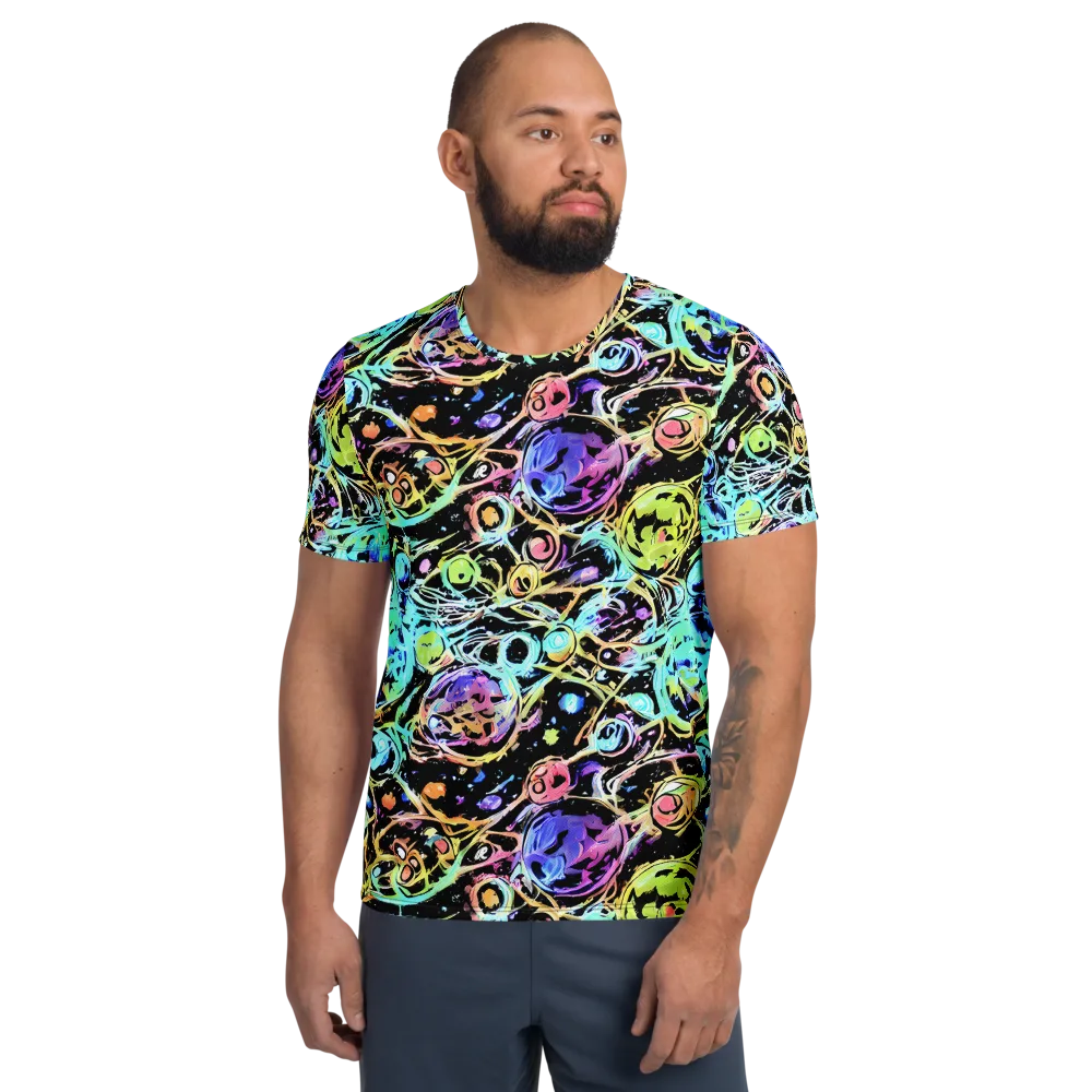 Galactic Jelly on Men's Athletic T-Shirt — Front