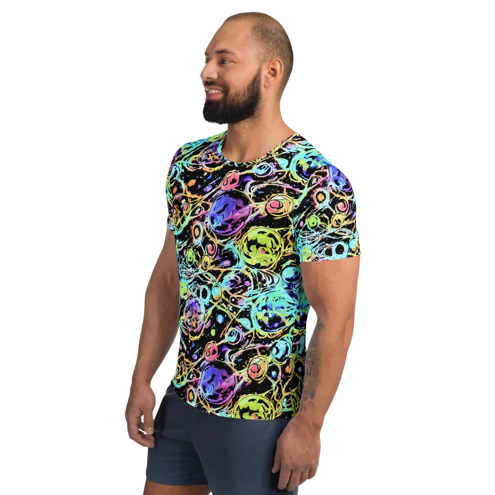 Galactic Jelly on Men's Athletic T-Shirt — Left