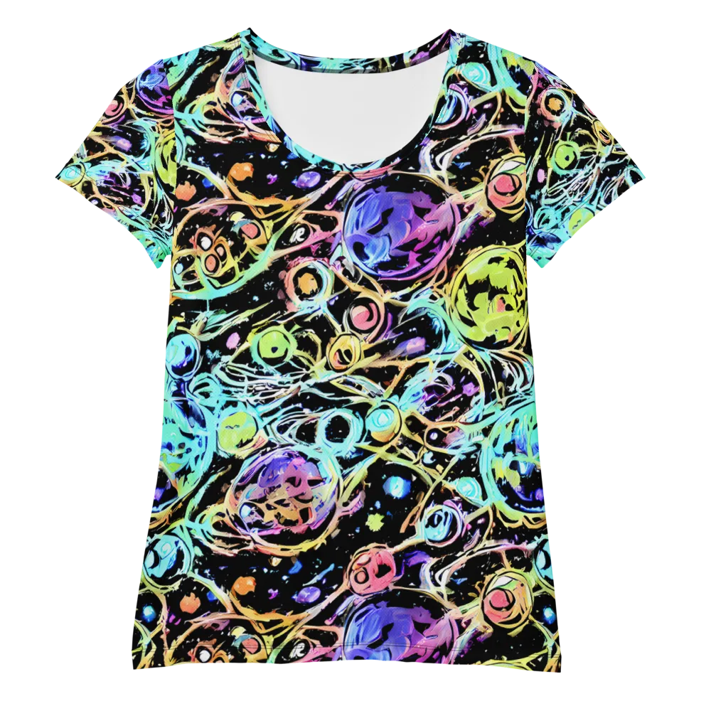 Galactic Jelly on Women's Athletic T-Shirt — Front