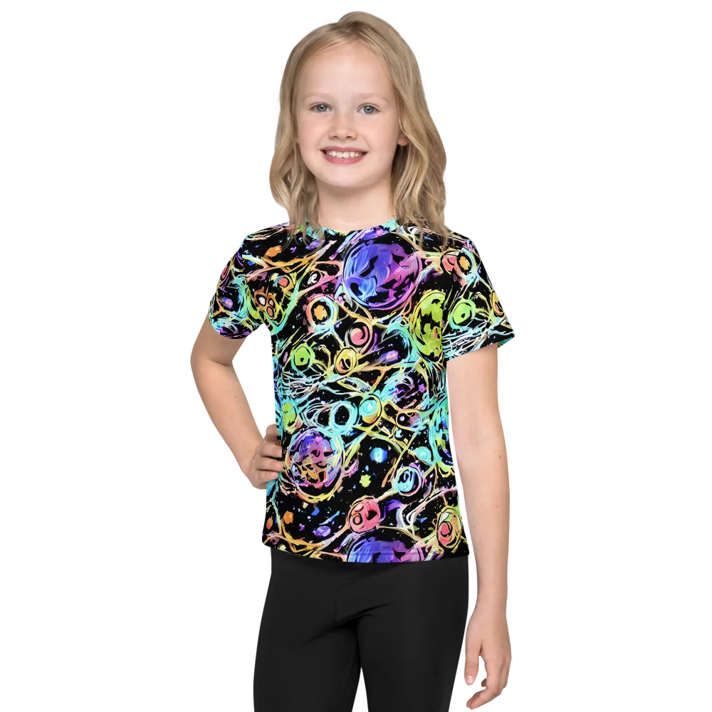 Galactic Jelly on Kids Crew Neck T-Shirt — Front