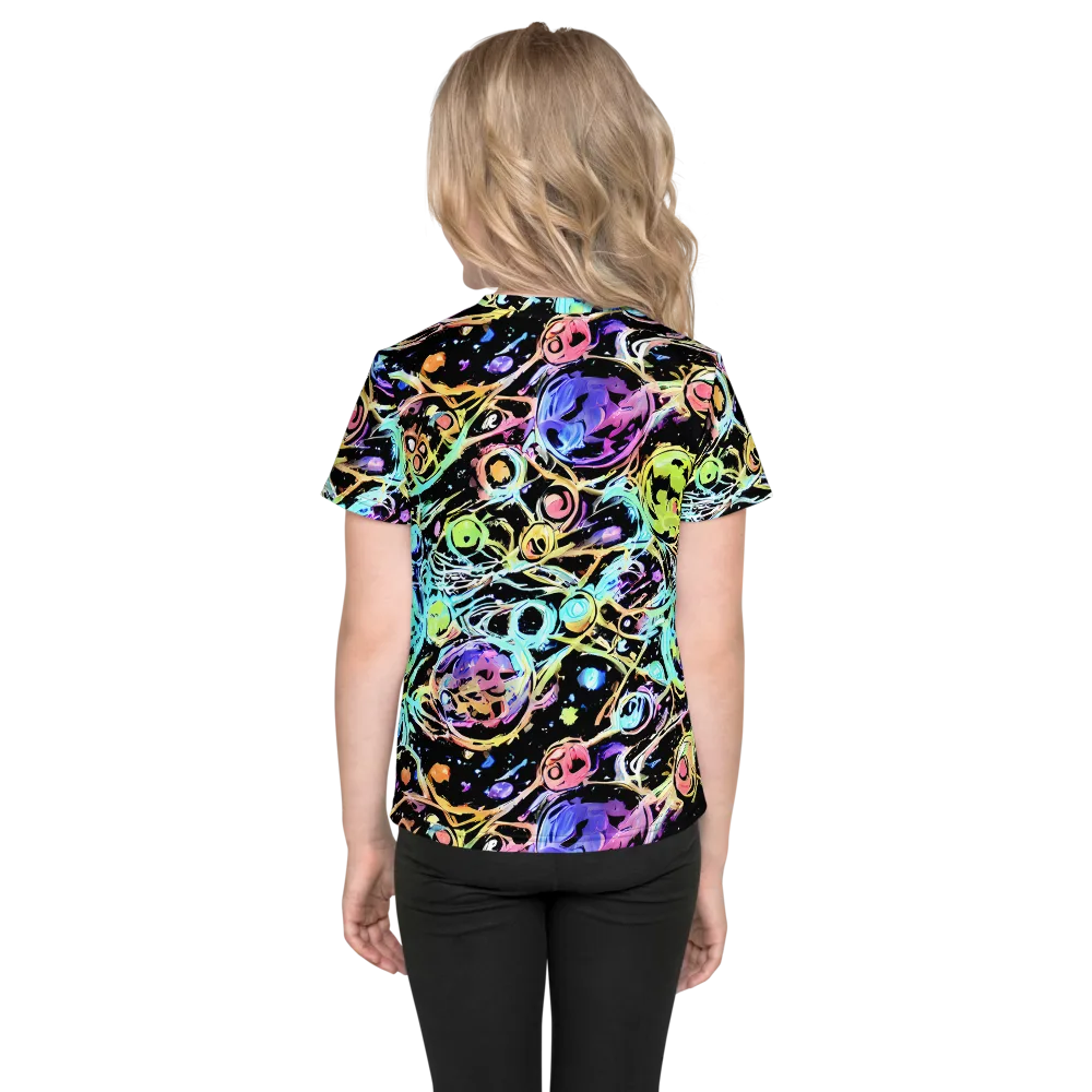Galactic Jelly on Kids Crew Neck T-Shirt — Back