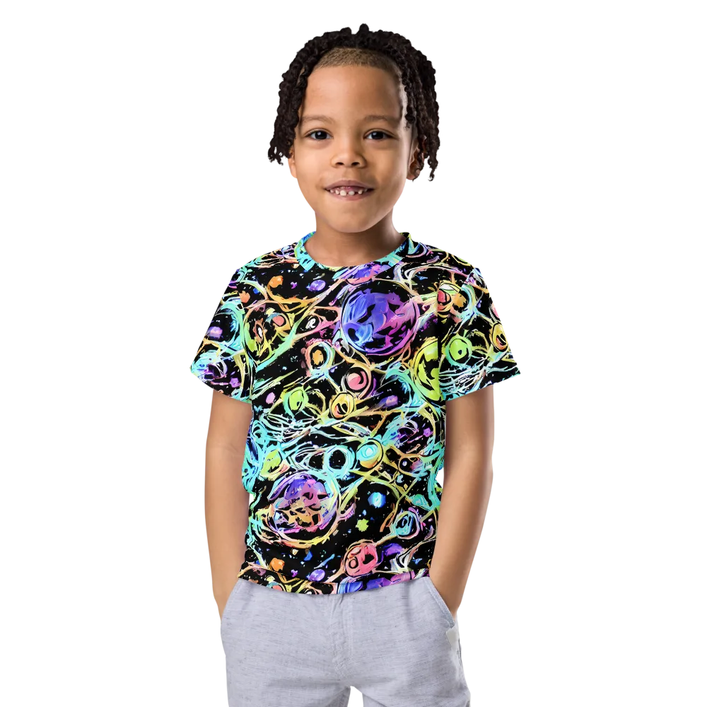 Galactic Jelly on Kids Crew Neck T-Shirt — Front