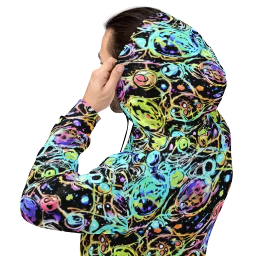 Galactic Jelly on a Hoodie